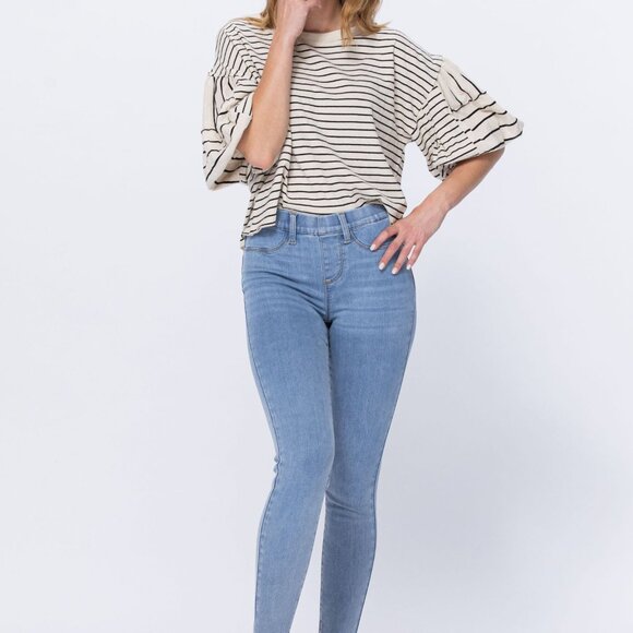 Judy Blue Mid-Rise Pull-On Skinny Jegging - 24W - NWT - Picture 4 of 4